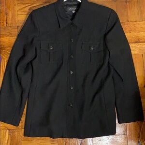 Montage collection black long sleeve shirt/blazer
